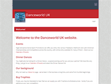 Tablet Screenshot of danceworld-uk.co.uk